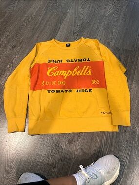 Yellow Graphic Tomato Juice Sweatshirt - Men